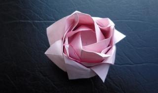 槐花折纸 玫瑰花折纸教程